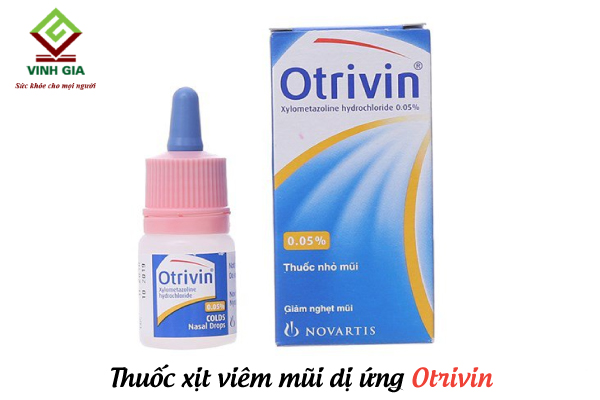 Thuốc xịt mũi chữa viêm mũi dị ứng Otrivin