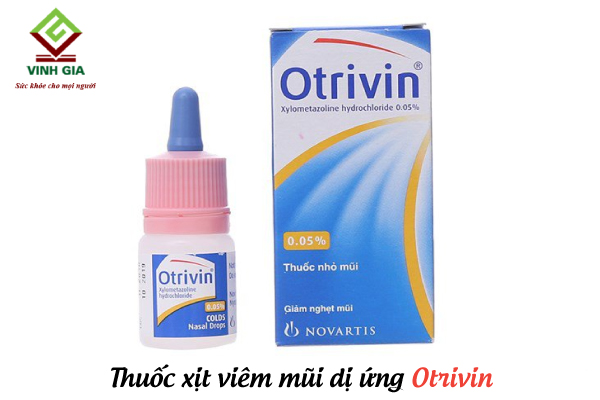 Thuốc xịt mũi chữa viêm mũi dị ứng Otrivin Thuốc xịt mũi chữa viêm mũi dị ứng Otrivin