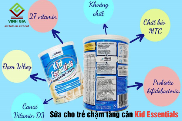 Trẻ chậm tăng cân nên uống sữa gì? Kid Essentials Trẻ chậm tăng cân nên uống sữa gì? Kid Essentials