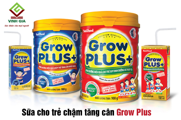 Trẻ chậm tăng cân uống sữa Grow Plus Trẻ chậm tăng cân uống sữa Grow Plus