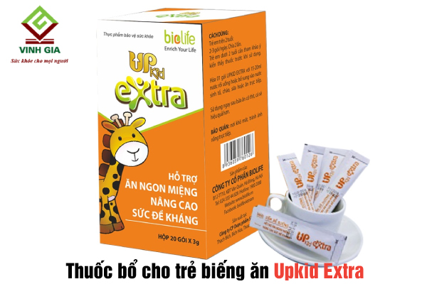 Upkid Extra chữa biếng ăn cho trẻ em
