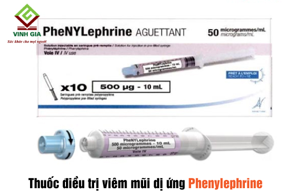 Viêm mũi dị ứng nên dùng thuốc Phenylephrine