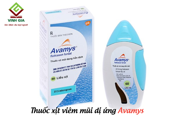 Viêm mũi dị ứng xịt thuốc gì? Avamys Viêm mũi dị ứng xịt thuốc gì? Avamys