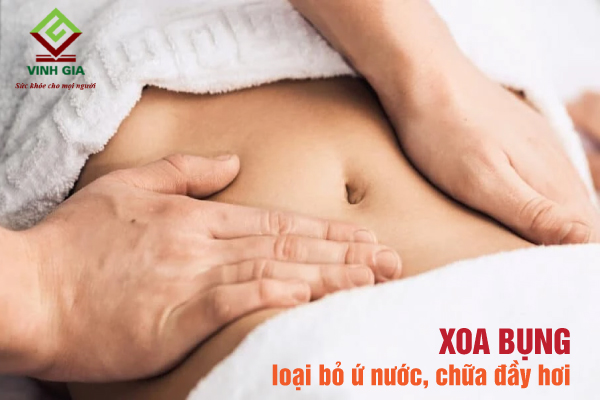 Xoa bóp khu vực quanh rốn giúp giảm đau dạ dày, giảm đầy bụng