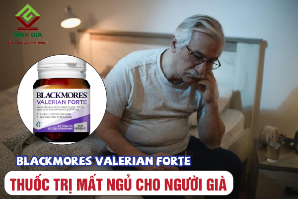 Blackmores Valerian Forte 2000mg chữa mất ngủ ở người già rất tốt Blackmores Valerian Forte 2000mg chữa mất ngủ ở người già rất tốt