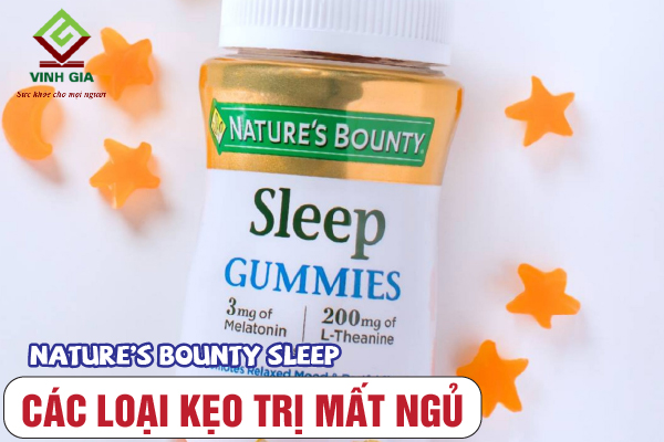 Kẹo dẻo trị mất ngủ Nature’s Bounty Sleep
