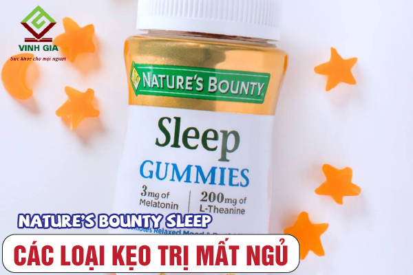Kẹo dẻo trị mất ngủ Nature’s Bounty Sleep Kẹo dẻo trị mất ngủ Nature’s Bounty Sleep