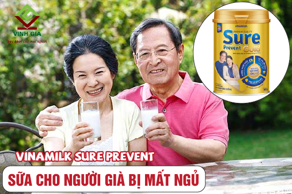 Sữa bột Vinamilk Sure Prevent rất tốt cho người già đang bị mất ngủ