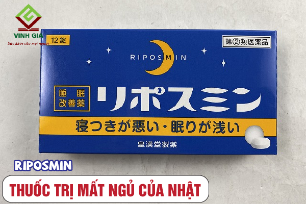 Thuốc trị mất ngủ Riposmin của Nhật Thuốc trị mất ngủ Riposmin của Nhật