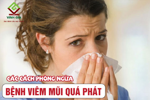Cách phòng ngừa bệnh viêm mũi quá phát