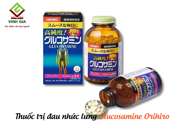 Cải thiện nhanh tình trạng đau lưng đau cơ với thuốc Glucosamine Orihiro