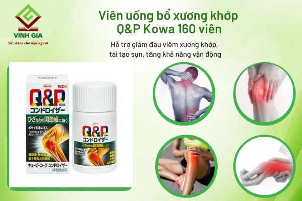 Chữa bệnh đau lưng cột sống với thuốc Q&P Kowa