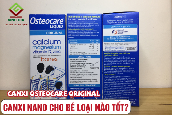Sản phẩm bổ sung canxi cho bé Canxi Osteocare Original