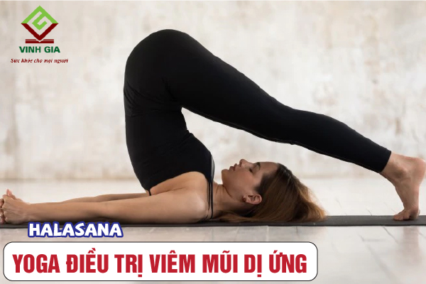 Tập yoga chữa viêm mũi dị ứng với tư thế cái cày
