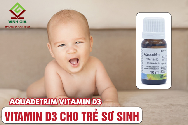 Aquadetrim Vitamin D3 dành cho bé sơ sinh