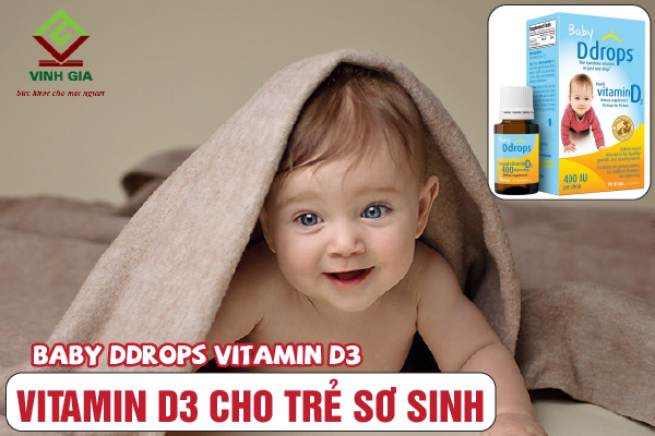 Baby Ddrops Vitamin D3 tốt cho trẻ sơ sinh Baby Ddrops Vitamin D3 tốt cho trẻ sơ sinh