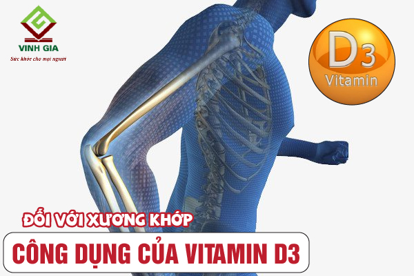 Công dụng của vitamin D3 đối với xương khớp
