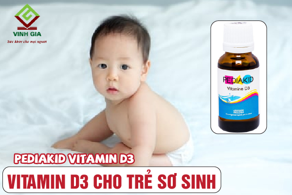 Pediakid Vitamin D3 dành cho trẻ sơ sinh đến từ Pháp Pediakid Vitamin D3 dành cho trẻ sơ sinh đến từ Pháp