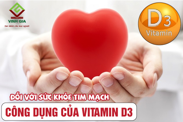 Tác dụng của vitamin D3 đối với sức khỏe tim mạch
