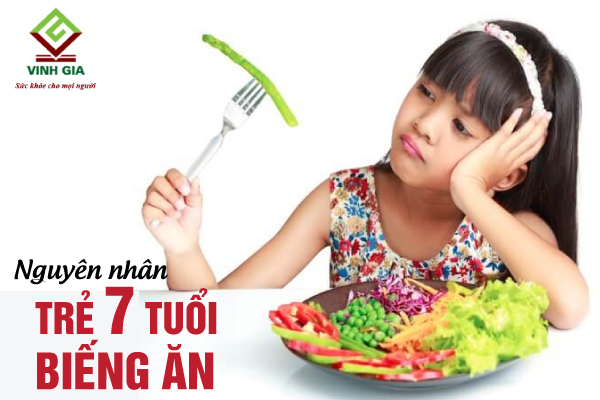 Có nhiều nguyên nhân khiến trẻ 7 tuổi biếng ăn mẹ nên chú ý