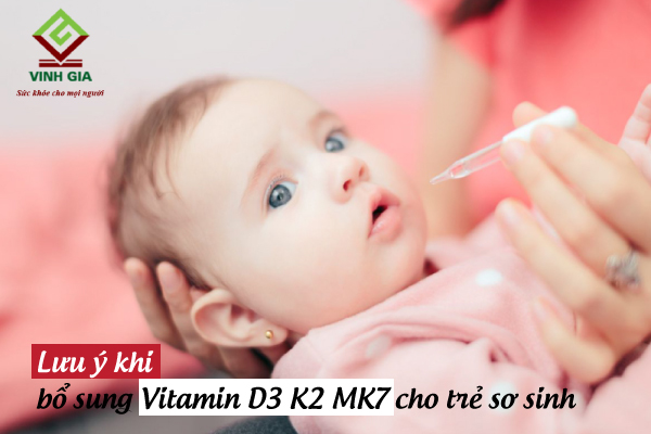 Khi bổ sung vitamin D3 K2 MK7 cho trẻ cần tham khảo ý kiến chuyên gia