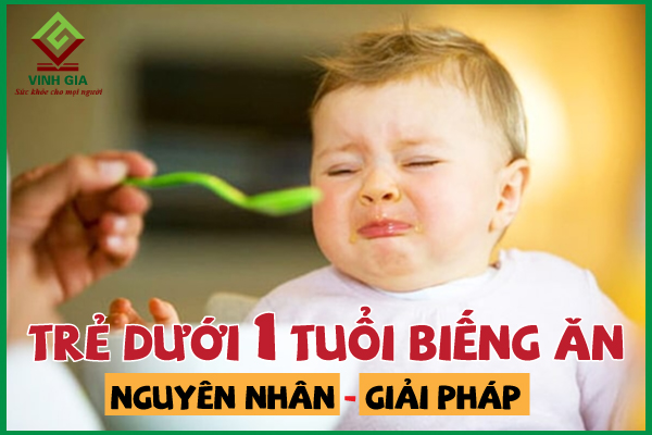 Khắc phục tình trạng trẻ dưới 1 tuổi biếng ăn