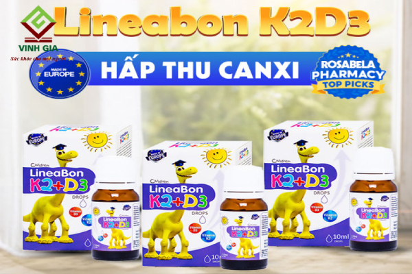 Siro tăng chiều cao LineaBon K2+D3 tăng cường hấp thu canxi cho trẻ Siro tăng chiều cao LineaBon K2+D3 tăng cường hấp thu canxi cho trẻ