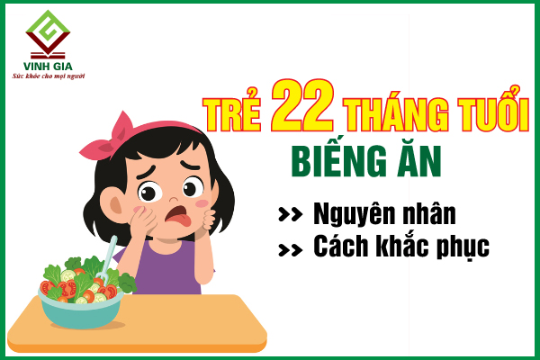 Nguyên nhân khiến bé 22 tháng tuổi biếng ăn