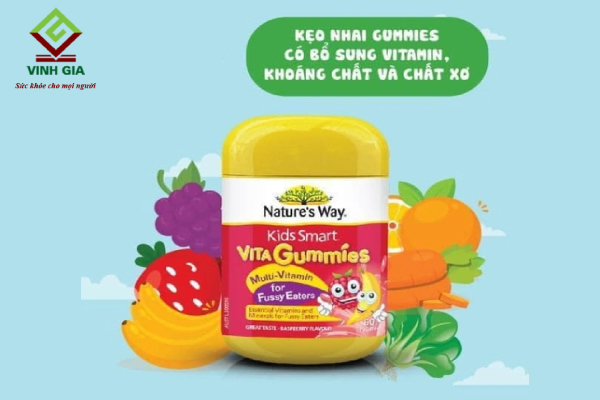 Sản phẩm kẹo dẻo biếng ăn Nature's way Vita Gummies