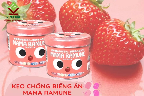 Sản phẩm kẹo dinh dưỡng cho trẻ biếng ăn của Nhật Mama Ramune