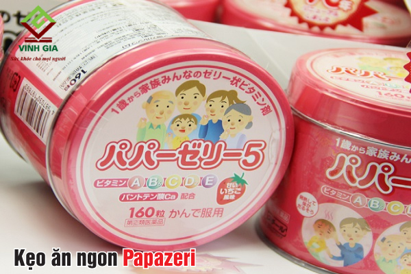 Sản phẩm Papazeri cung cấp vitamin và khoáng chất cho trẻ biếng ăn