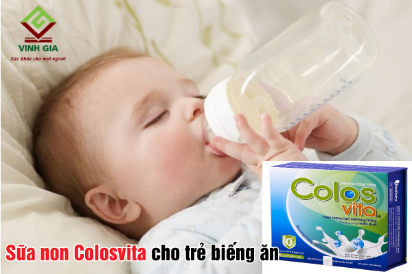 Sản phẩm sữa non Colosvita của Việt Nam phù hợp với trẻ từ 1-6 tuổi