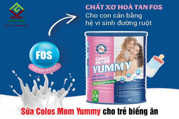 Sữa non Colos Mom Yummy giúp hệ tiêu hóa của con khỏe mạnh
