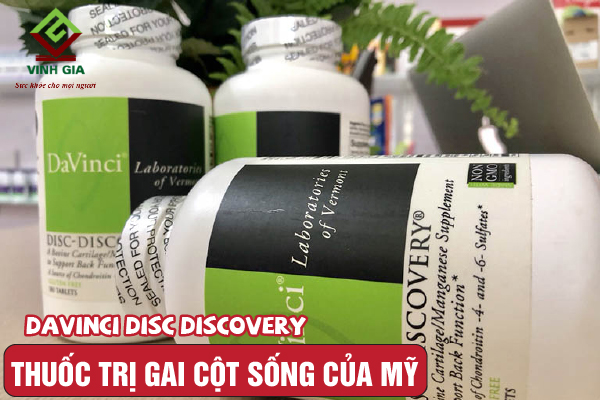 Viên uống hỗ trợ trị gai cột sống Davinci Disc Discovery của Mỹ Viên uống hỗ trợ trị gai cột sống Davinci Disc Discovery của Mỹ