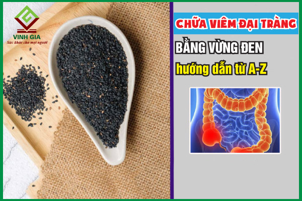 7 Cách giảm viêm đại tràng bằng vừng đen áp dụng nhiều