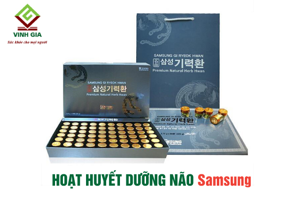 Sản phẩm hoạt huyết dưỡng não Samsung của Hàn Quốc