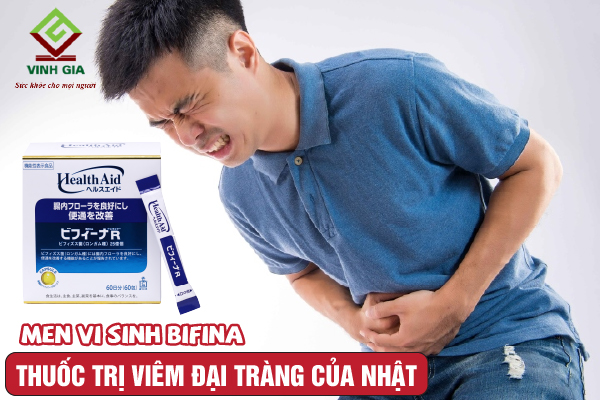 Men vi sinh Bifina hỗ trợ chữa viêm đại tràng của Nhật Men vi sinh Bifina hỗ trợ chữa viêm đại tràng của Nhật
