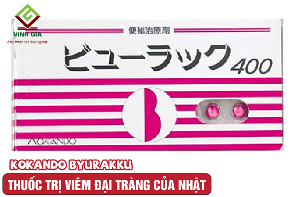Thuốc hỗ trợ viêm đại tràng của Nhật Bản Kokando Byurakku Thuốc hỗ trợ viêm đại tràng của Nhật Bản Kokando Byurakku