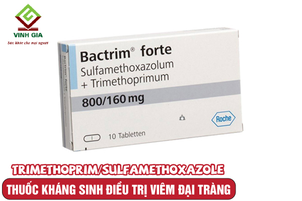 Kháng sinh điều trị viêm đại tràng Trimethoprim/Sulfamethoxazole Kháng sinh điều trị viêm đại tràng Trimethoprim/Sulfamethoxazole