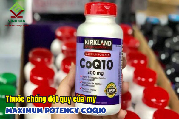 Maximum Potency CoQ10 thuốc chống đột quỵ của Mỹ được đánh giá cao và khá nổi tiếng