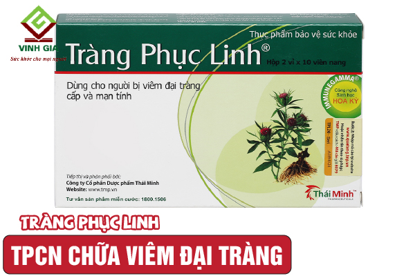 Thực phẩm chức năng cho người viêm đại tràng Tràng Phục Linh Thực phẩm chức năng cho người viêm đại tràng Tràng Phục Linh