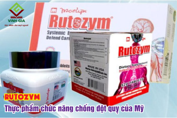 Thực phẩm chức năng phòng ngừa bệnh đột quỵ của Mỹ Rutozym Thực phẩm chức năng phòng ngừa bệnh đột quỵ của Mỹ Rutozym