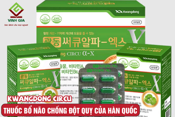 Viên Uống Bổ Não Hàn Quốc Chống Đột Quỵ Kwangdong Circu Viên Uống Bổ Não Hàn Quốc Chống Đột Quỵ Kwangdong Circu