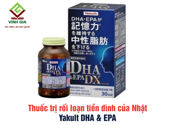 Viên uống Yakult DHA & EPA bổ não cải thiện chứng tiền đình