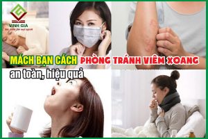 Tổng hợp các cách phòng tránh viêm xoang hiệu quả