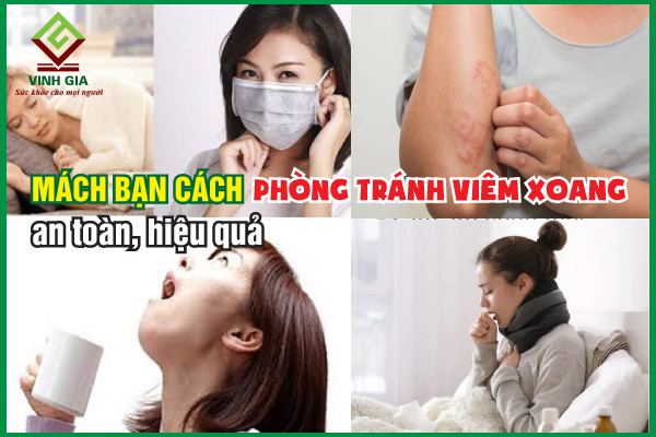 Tổng hợp các cách phòng tránh viêm xoang hiệu quả