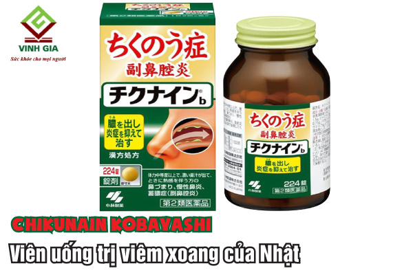 Chikunain Kobayashi viên uống viêm xoang Nhật Bản hiệu quả nhất hiện nay