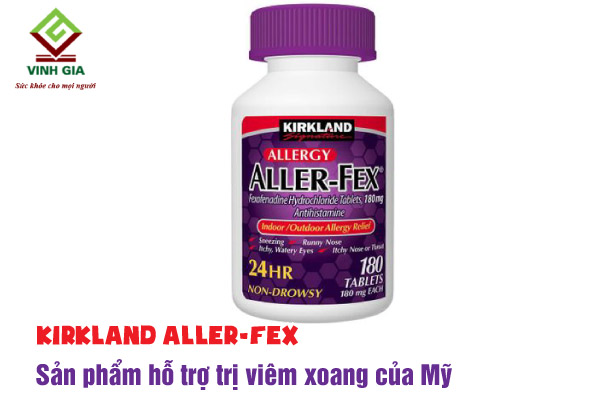 Kirkland Aller-Fex sản phẩm hỗ trợ điều trị viêm xoang nổi tiếng tại thị trường Việt Nam