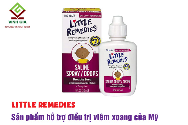 Little Remedies sản phẩm hỗ trợ trị viêm xoang rất hiệu quả của Mỹ