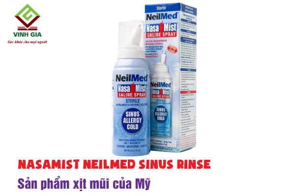 Nasamist Neilmed Sinus Rinse thuốc trị viêm xoang của Mỹ dùng được cho cả trẻ em
